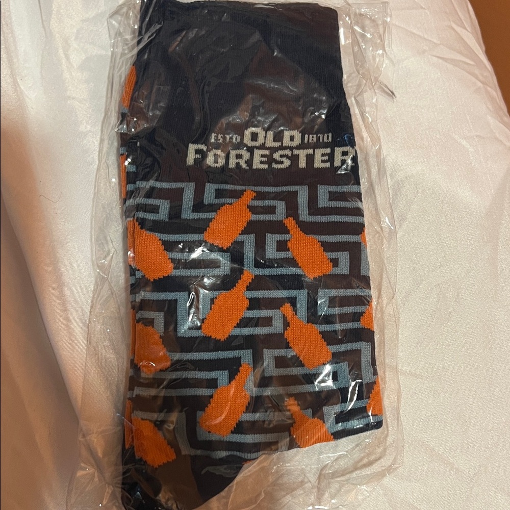 Old Forester 1870 Black and Orange Men's Socks